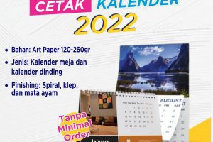 Cetak Kalender 2022 Custom – Digital Printing Jember Bondowoso Banyuwangi