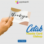 Cetak Kartu Ucapan Terimakasih – Thanks Card