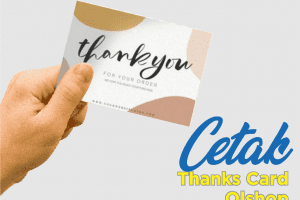 Cetak Kartu Ucapan Terimakasih – Thanks Card