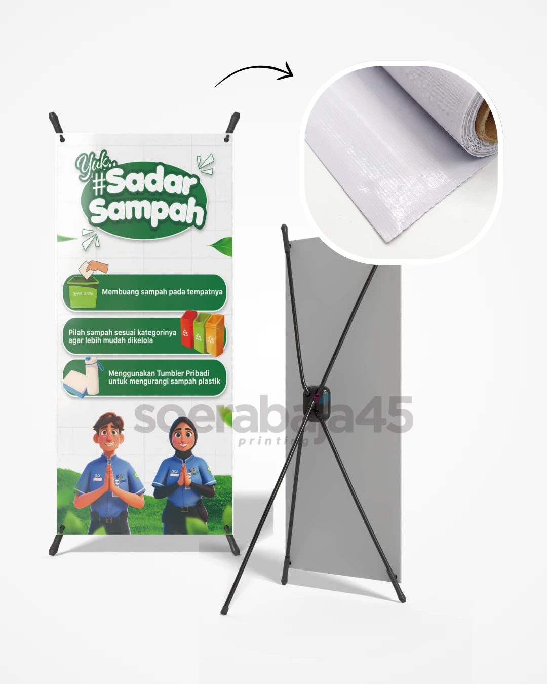 Paket Premium X-Banner PVC