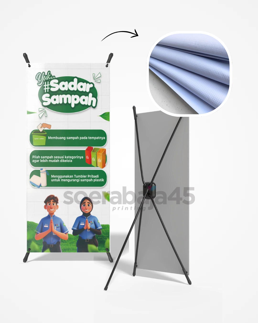 Paket Super Premium X-Banner PVC