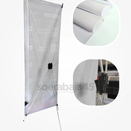 Paket Ekonomis X-Banner Aluminium