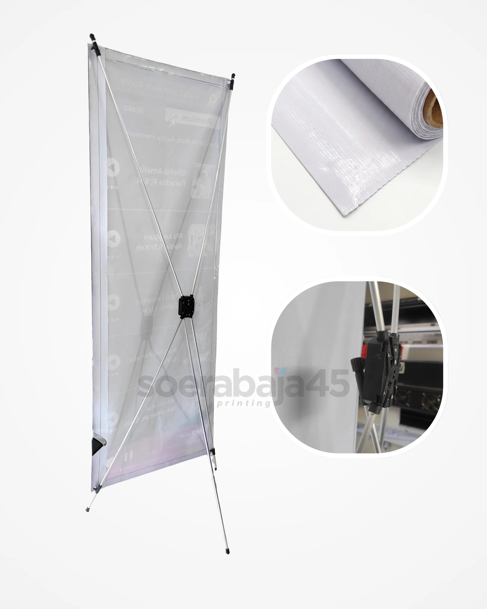 Paket Premium X-Banner Aluminium