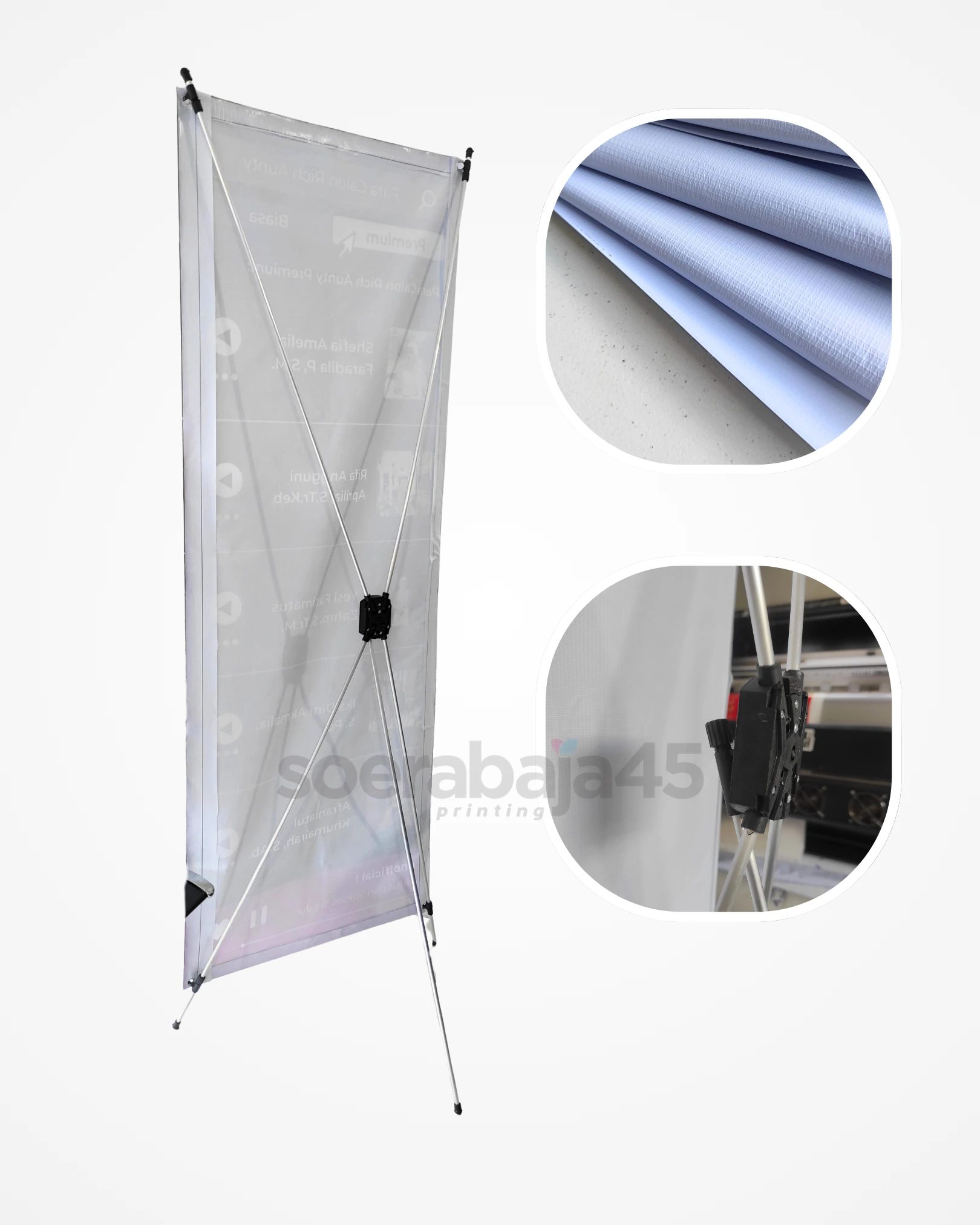 Paket Super Premium X-Banner Aluminium